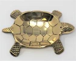 A brass turtle shaped burner for charcoal incense, resins, cones, etc. (not suitable for sticks).