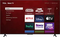 Item model number 65S455. Get the newest features automatically: Your TCL Roku TV just gets better and better with...