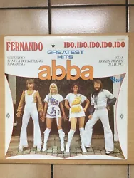 VINYLE - ABBA - GREATEST HITS ROCK - POP - ANNEES 70 - FERNANDO - IDO,IDO,IDO. Disque sa ns rayures.