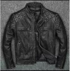 PREMIER QUALITY SOFT REAL BUTTER- SOFT LEATHER JACKET. EXACT MATERIAL: SHEEP HIDE FULL GRAIN NAPPA LEATHER. FASHION...