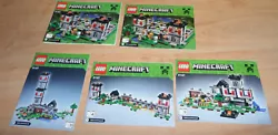 LEGO Minecraft 21127 The Fortress instructions only.