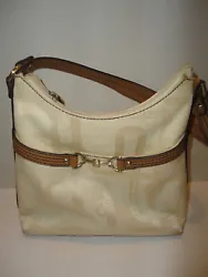 A really delightful Aigner small handbag, purse with top handle, side and front band leather trim. A nice, compact,...