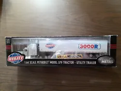 DCP 30499 Utility Pete 379 Refer Trailer 1/64.  Truck is in new condition.  Box has some shelf wear.  Will combine...