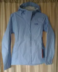 Size Small. A beautiful Periwinkle Blue color. Lots of pockets. Waterproof, breathable, raised half layer for next to...