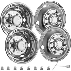 The price is for one set of 4 stainless steel wheel simulators including mounting hardware and installation tools(used...