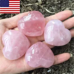 Beautiful pink heart shaped quartz,can be used to make the pendants. Material:Rose Quartz. Type:Crystal Quartz. 1 x...