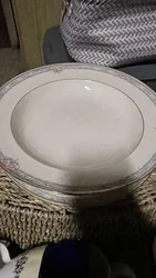 Mikasa La Rose Rim Soup Bowl LAC75 Fine Ivory in Excellent Condition