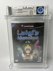 Luigis Mansion Black Label Nintendo Gamecube New , Factory Sealed WATA 9.6 A+.