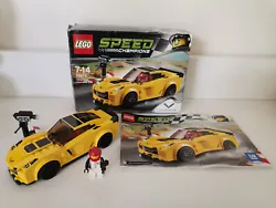 Boite Lego Speed Champions Chevrolet Corvette Z06, référence numéro 75870.