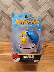 Pokemon Pikachu Great Ball Super Ball Tomy Clip & Carry Pokeball Figure. Great condition!   This will be packaged and...