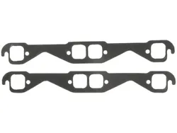 Notes Exhaust Manifold Gasket Set -- Graphite; 1.50in x 1.50in Square Ports.