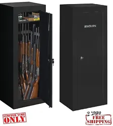 This gun cabinet includes Stack-Ons superior all steel three-point locking system to provide greater security. These...