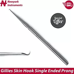 Gillies Skin Hook Single Ended Prong. (1 Piece).