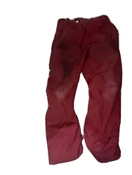 Patagonia Powder Bowl Ski Snowboard Pants Mens Medium Oxide Red Gortex Vented. No stains or wear just need to be washed