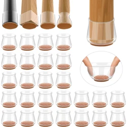 ❤【Never Fall Off】Our chair leg protectors for hardwood floors do not use gel or nails, we mold the felt pads and...