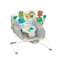 •Spin up sweet moments with this unisex bouncer and 3 spinning toys •3-point harness and non-slip feet help keep...