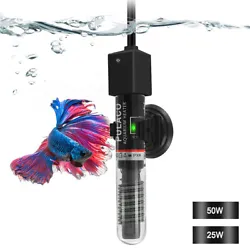 1.25/50W Betta Aquarium Heater: Creating and maintaining a perfect and comfortable water temperature for our cute fish...