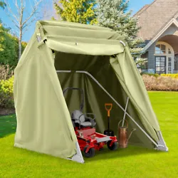 Attached TSA lock makes your motorcycle shelter Security to park outdoor. this ensures a longer lifespan compared to...