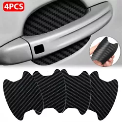 【Easy to Install】-1. Clean car door handle cup and let it dry; 2. Tear off the protector film from adhesive...