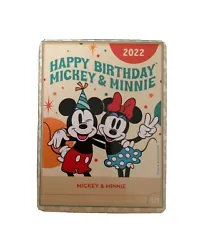 carte disney « happy birthday mickey et Minnie ».