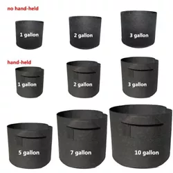 10 Gallon Plant Potato grow Bags pot flower fabric tomato veg garden planter. Square Fabric plant Grow Bag Pot Bags...