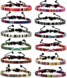 Bring your different feelings. Colorful Adjustable Anklet - These boho anklet made of high quality woven cotton thread,...