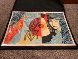 For sale is the Shepard Fairey/ Obey screen print 