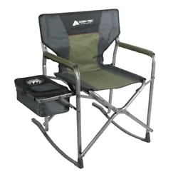 Tired of standard, static camp chairs. If so, this chair features a smooth rocking motion for added comfort, relaxation...