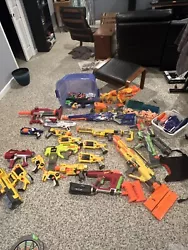 Large lot of Nerf guns, negotiable price. Comes with everything pictured. Prefer local pickup but will ship (buyer...