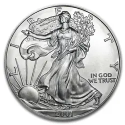 Each Coin Contains 1 Troy Oz Ounce. 999 Fine Silver. Brilliant Uncirculated Condition Straight From Mint Roll. PICK UP...