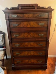 Has a few spots of wear on top, left lockside is false only for decor and right lock side is missing the lock...