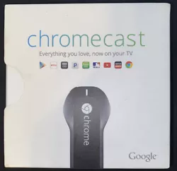 Google Chromecast HDMI Streaming Media Player New. Condition is 