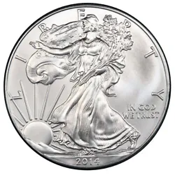 2014 American Silver Eagle 1 oz. Uncirculated .999 Silver