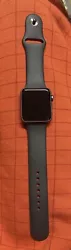 Apple Watch Series 3 42mm Black Sport Band - Space Gray. No charger