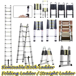 Just press the thumb buttons and the ladder slides down effortlessly. A strong locking strap securely secures the...