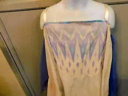 Teetot & Co. blue long sleeved  Elsa Frozen dress. Girl size 5/6. Shoulder to hem