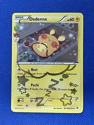 Dedenne RC10/RC32 UC Holo Pokemon TCG Card Radiant Collection Generations NM-MT.