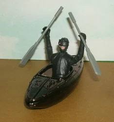 1/18 Scale Military Kayak With Diver.