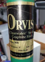 Orvis Clearwater 908 8wt flyrod. Orvis Access iii Mid arbor reel. Lot includes.
