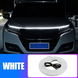 1x car hood led light strip. Material: Silicon tube+LED. Light Color: White. I think most problems can be resolved...