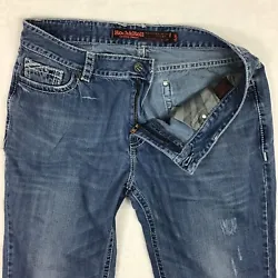 Rock & Roll Double Barrel Jeans Mens 40x29 (X32tag) Pistol Straight Distressed. Awesome pair of jeans from a great...