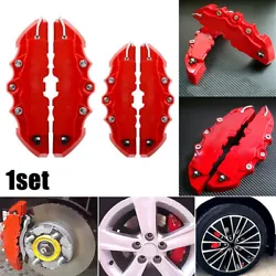 2 Pairs(1 Pair for front brake and 1 Pair for rear brake). Specification: Color: Red.