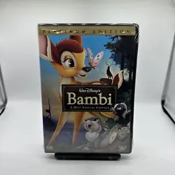 Experience the timeless classic of Bambi with this 2-Disc Special Edition/Platinum Edition DVD. This masterpiece from...