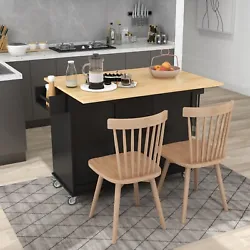 This delicate kitchen island will bring convenience and more living space to your life. Available in black, white and...