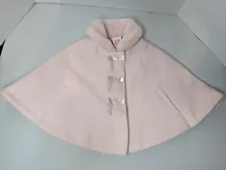 Catherine Malandrino Mini Baby Girl 12 Months Pink Shawl Swing Winter Jacket  See photos for the condition.