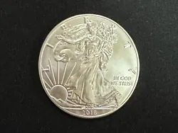 2016 American Silver Eagle Dollar 1oz 0.999 Fine Silver $1 Coin Uncirculated. Great Condition