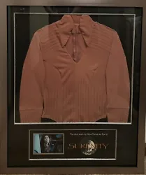 Serenity / Firefly - Zoe /Gina Torres Top Used In The Production Of The Film “Serenity”. Professionally framed with...