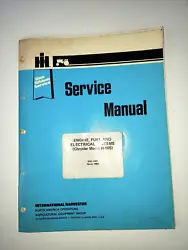 Chrysler model H-105. This Manual is in very good condition. The cover shows little to no wear and there appears to be...