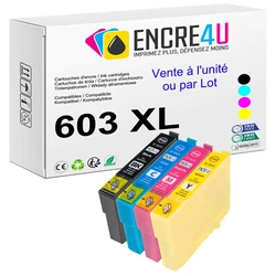 Noir ( 603 XL C13T03A14010 ), Cyan ( 603 XL C13T03A24010 ). - Magenta ( 603 XL C13T03A34010 ), Jaune ( 603 XL...