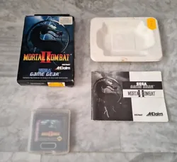Mortal Kombat II 2 - SEGA Game Gear - PAL - Complet - Très Bon Etat.
